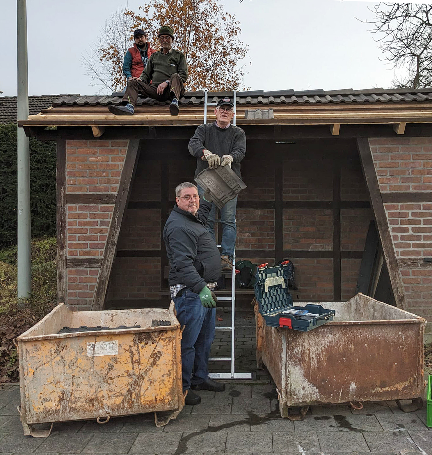 Eickelborn – Sanierung Bushaltestelle Weidering