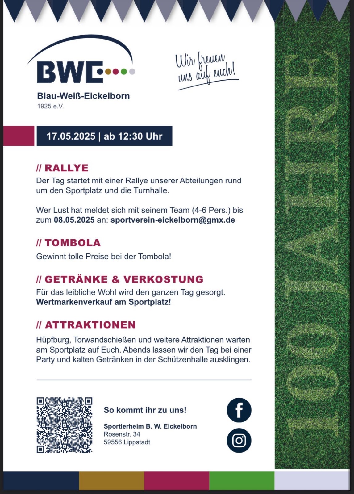 100 Jahre Sportverein Blau-Weiß Eickelborn