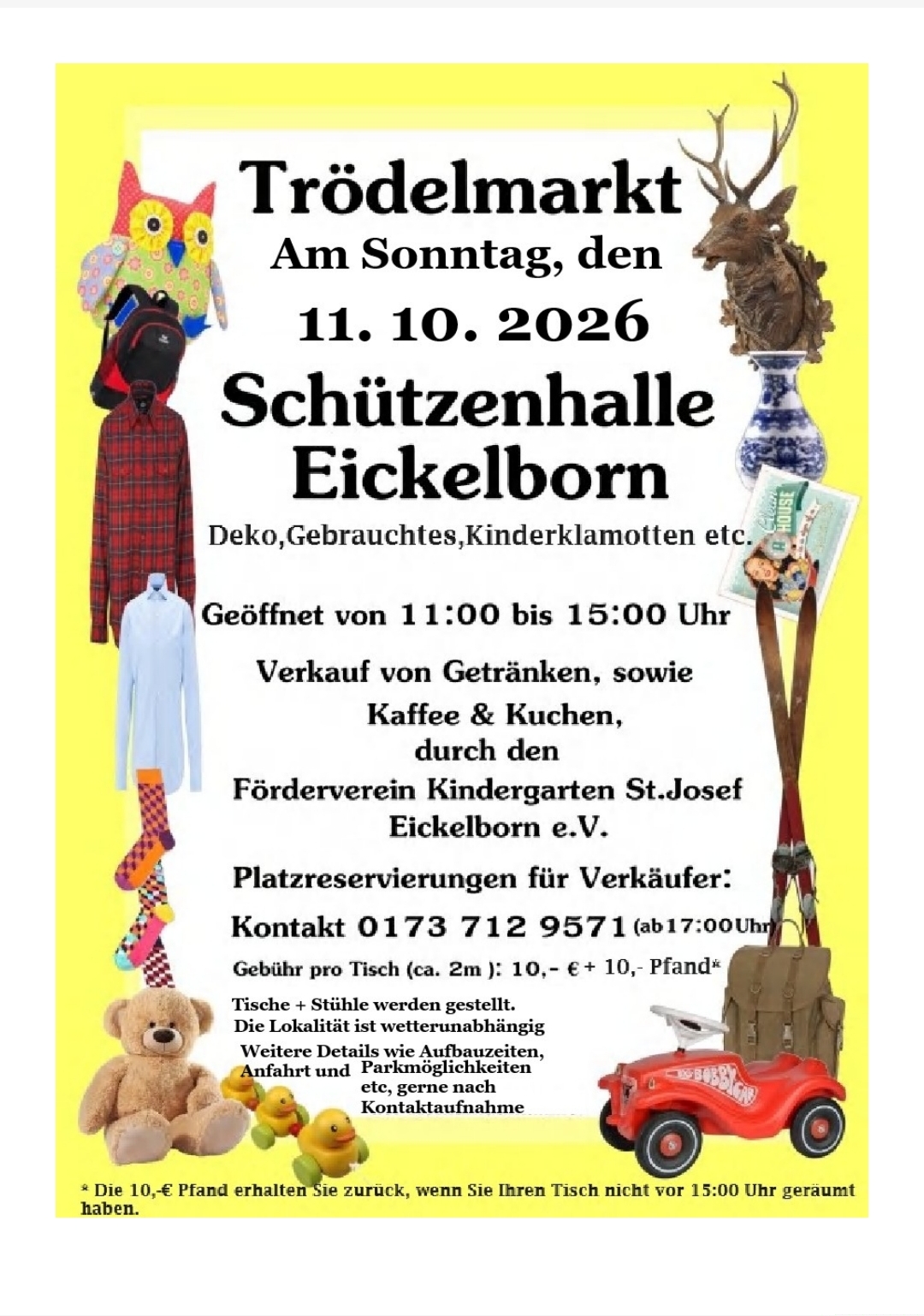 Trödelmarkt der 3. Kompanie